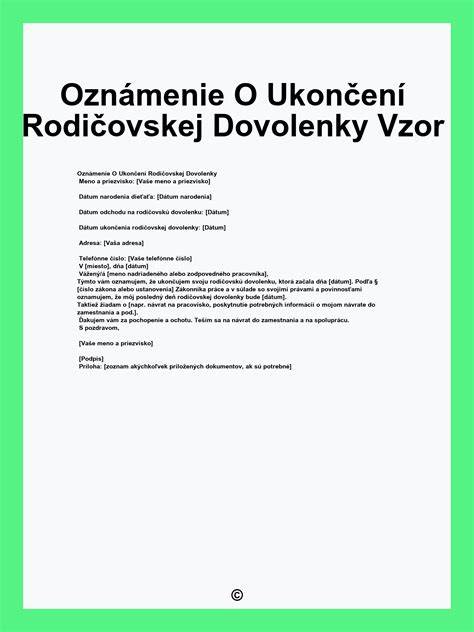 Infografika: Tok postupov po skončení rodičovskej dovolenky a RP