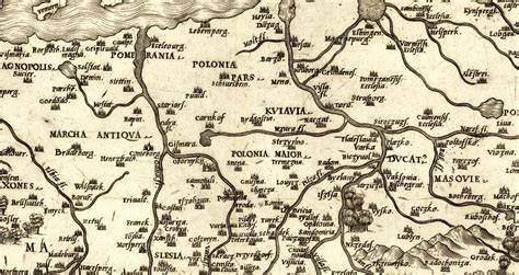 Mapa strednej Európy v období 16. až 17. storočia