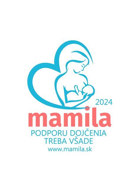 Logo MAMILA a ilustrácia podpory dojčenia