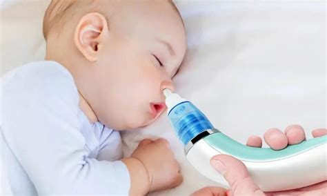 Ilustrácia rôznych typov odsávačiek nosových hlienov