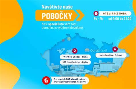 Mapa s pobočkami a kontaktmi na detské účty