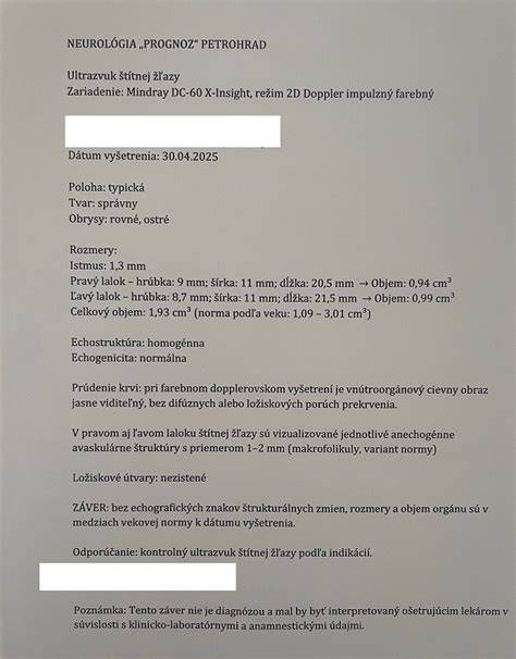 Ultrazvuk štítnej žľazy: priebeh a význam vyšetrenia