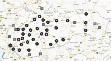 Mapa dostupnosti kliník asistovanej reprodukcie na Slovensku