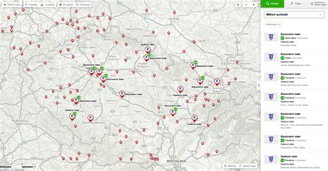 Mapa kliník asistovanej reprodukcie v Českej republike a v Ostrave