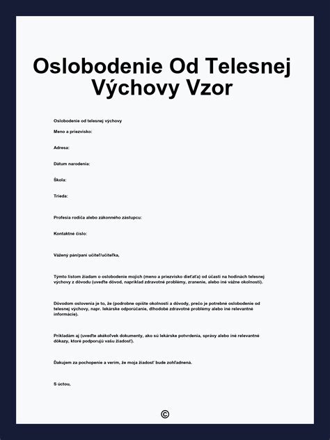Oslobodenie z telesnej výchovy: Možnosti a postupy pre rodičov a žiakov