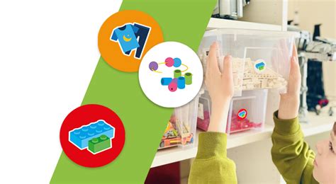 Montessori organizačné samolepky pre detské izby