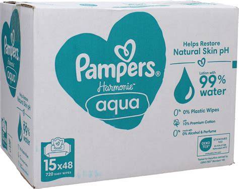 Infografika: Zloženie a výhody Pampers Sensitive vs. Harmonie Aqua vs. Aqua Pure