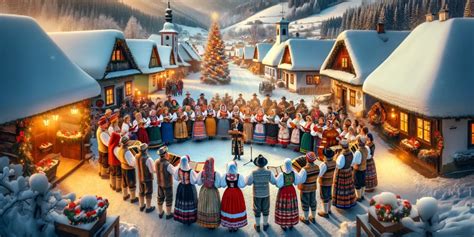 Ilustrácia slovenskej vianočnej koledy
