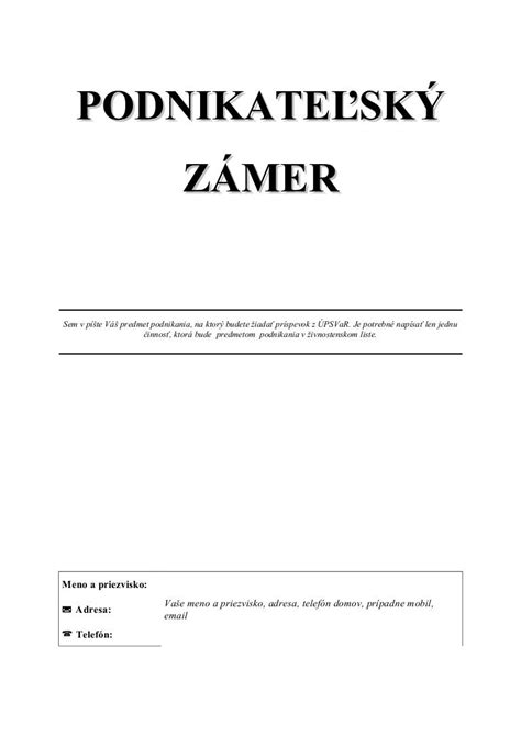 Podnikateľský zámer na otvorenie detských jaslí a materského centra: komplexný praktický návod