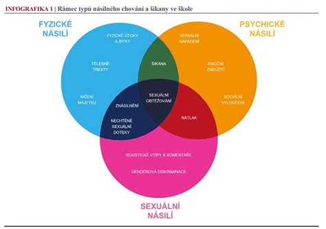 Infografika: typy šikany a ich znaky