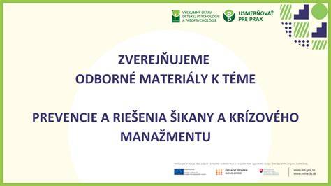 Prehľadný plán riešenia šikany na škole
