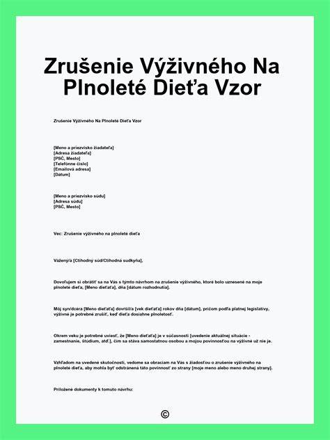 Zrušenie výživného na plnoleté dieťa a podmienky riadnej prípravy na povolanie