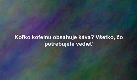 Účinky kofeínu na ľudský organizmus: čo potrebujete vedieť