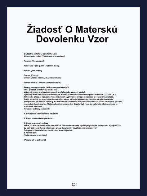 Štatistika dĺžky materskej dovolenky