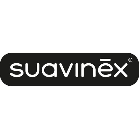 Logo značky Suavinex a mapka s pôvodom v Španielsku