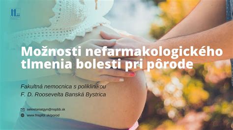 Infografika rôznych metód úľavy od bolesti pri pôrode