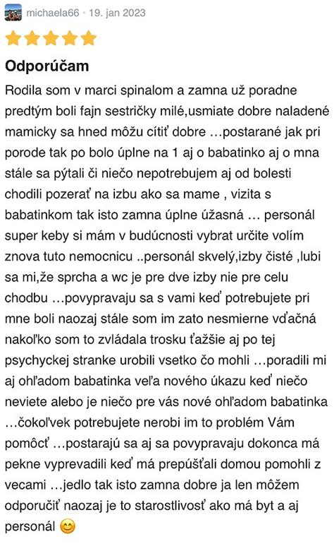 Pôrodnica Žilina: Skúsenosti, hodnotenia a odporúčania