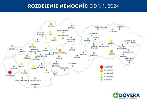 Mapa nemocníc v Bratislave s vyznačeným Ružinovom