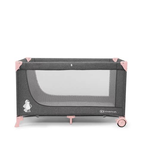 Schéma zobrazujúca skladací mechanizmus postieľky Kinderkraft JOY.