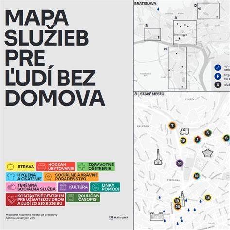 Mapa služieb podpory tehotných študentiek na Slovensku