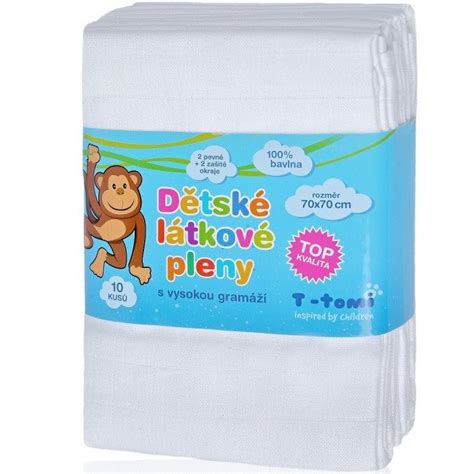 štruktúra látkovej plienky T-TOMI