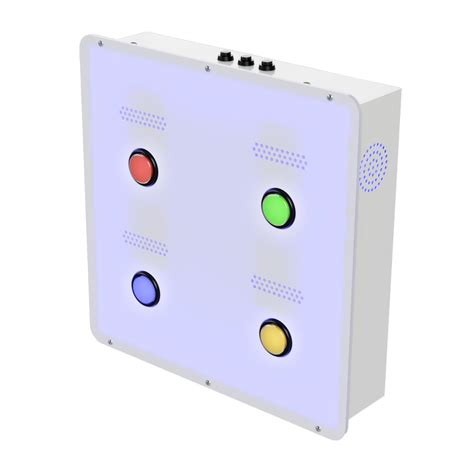 Interaktívny panel v Snoezelen miestnosti s rôznymi svetelnými a zvukovými efektmi