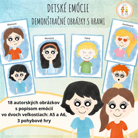 Detské kresby znázorňujúce rôzne emócie