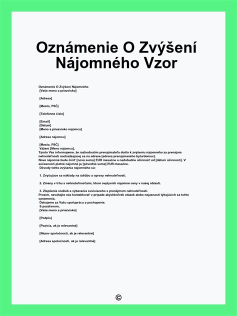 Ako napísať oznámenie o starostlivosti o dieťa vzor