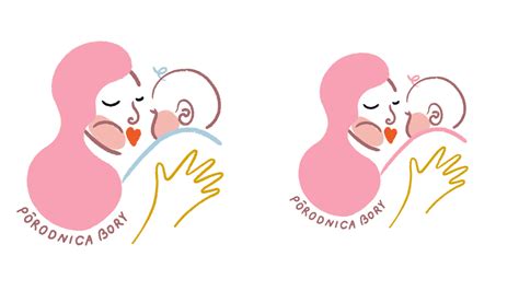 Ilustrácia matky s dieťaťom, ktoré dojčí.