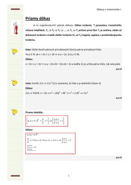 Príklady psychomotorických zručností v matematike (práca s pravítkom a kružidlom)