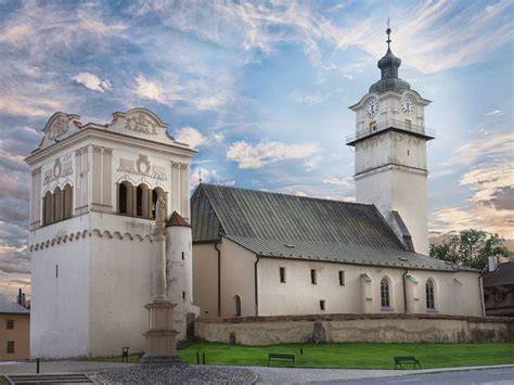 Spišská Sobota - renesančné námestie a kostol sv. Juraja