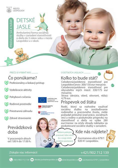 Prehľad a informácie o detských jasliach Lučenec