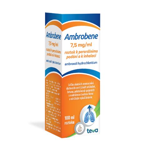 Infografika s dávkovaním Ambrobene sirupu podľa veku