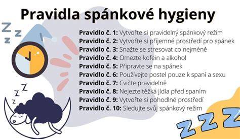Obrázok: Spánková hygiena a večerné stravovanie