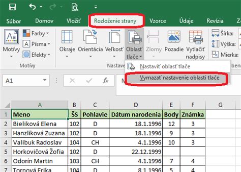 Ukážka tabuľky BMI a odporúčaného prírastku