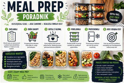 Infografika: Základné pravidlá meal prep a tipy na skladovanie