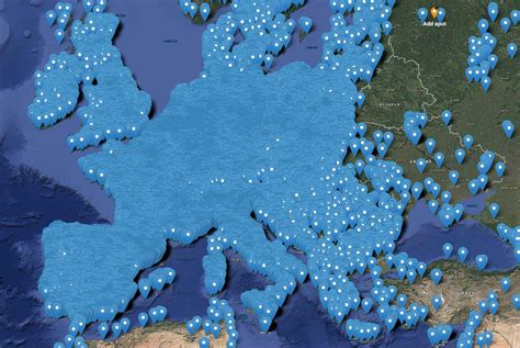 Mapa koncertných miest Karla Gotta po celom svete
