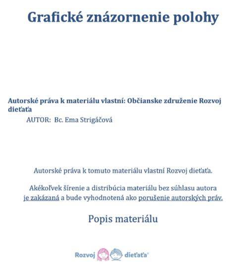 Grafické znázornenie adaptačného plánu dieťaťa do škôlky