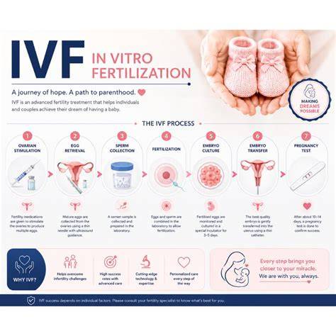 Infografika: prehľad hormonálnej stimulácie a časových období IVF
