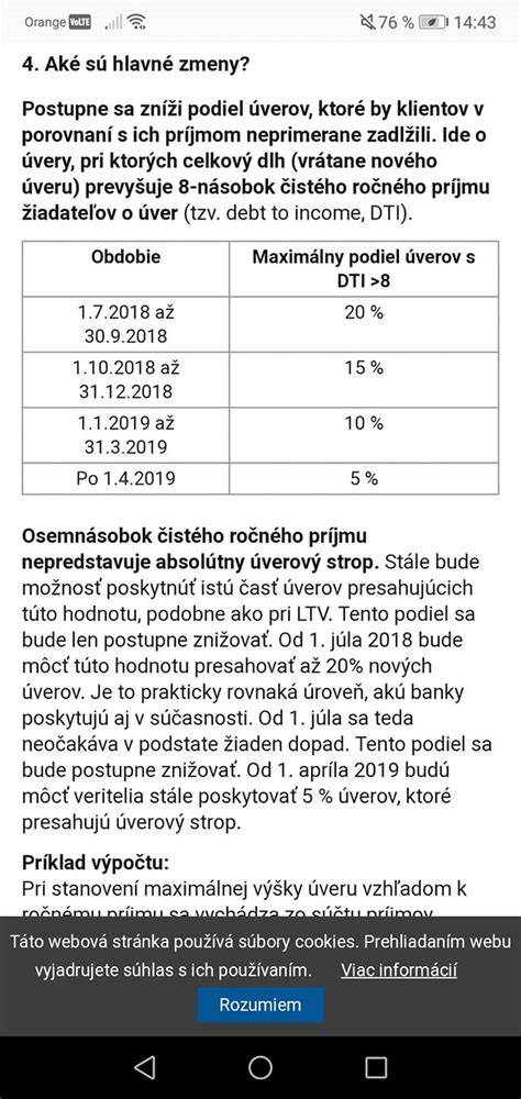 Príklad výpočtu NČZD pri kombinácii príjmov