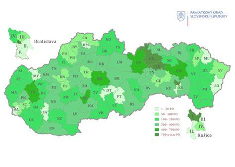 Mapa Slovenska: Rozloženie certifikovaných lekárov FMF na genetický ultrazvuk
