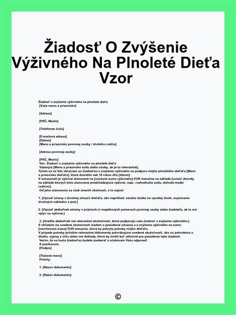 Infografika: postup podávania návrhu na výživné pre plnoleté dieťa