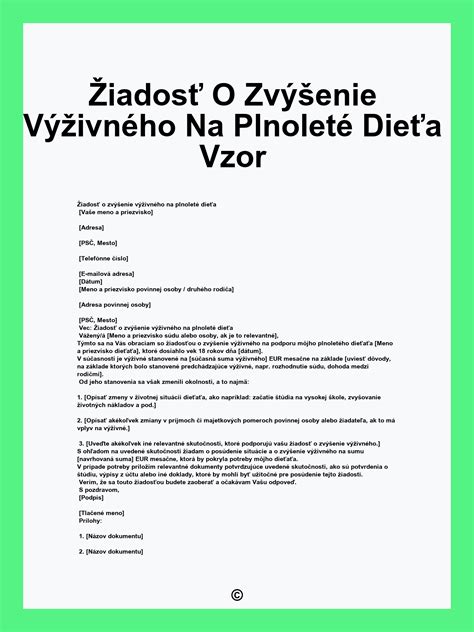 Ako podať návrh na určenie výživného pre plnoleté dieťa