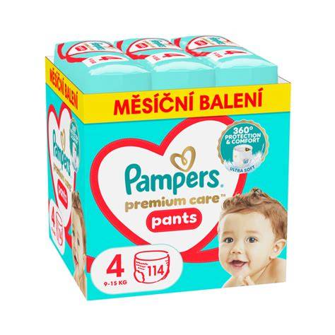 Pampers plienky veľkosť 4 akcia: plienkové nohavičky Premium Care soStop & Protect Pocket a 12 hodinovou ochranou