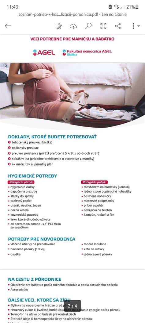 Recenzie a skúsenosti z Pôrodnice Poprad: čo očakávať a čo si preniesť zo sebou