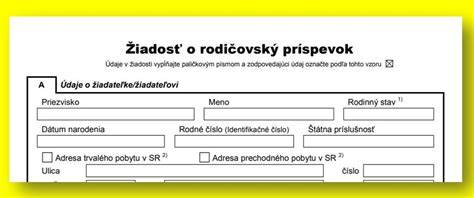 Žiadosť o rodičovský príspevok tlačivo: detailný návod a praktické tipy