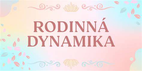 schéma rodinnej dynamiky