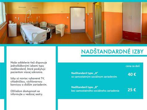 Infografika: Struktúra gynekologicko-pôrodníckeho oddelenia a nadštandardné izby