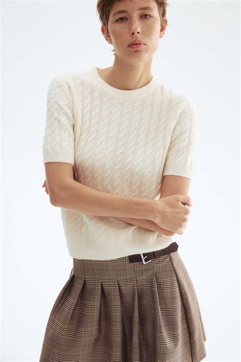 pletený rukáv s postupným zužovaním