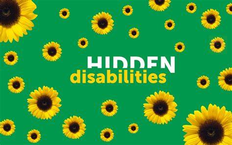 Hidden Disabilities Sunflower na letisku